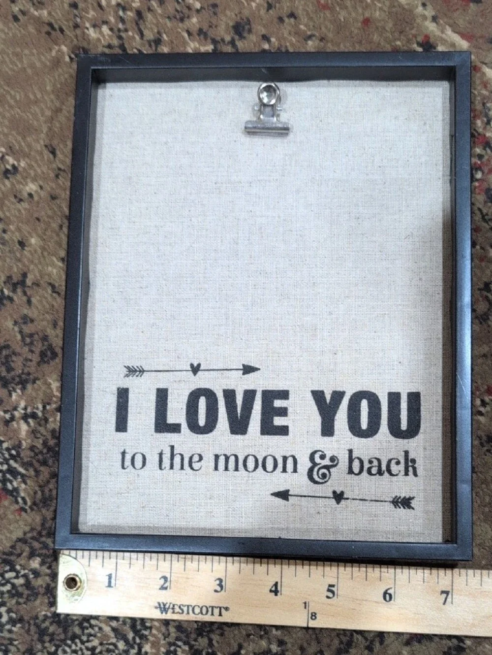 I Love You to the Moon & Back Frame